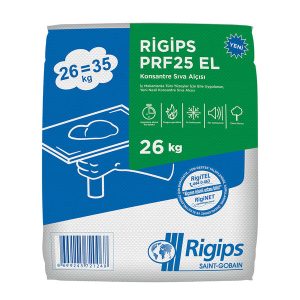 სამშენებლო ბათქაში პირველი პირი ( შპაკლი ) 26 კგ RIGIPS Perlitli Siva