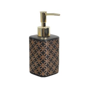 დისპენსერი თხევადი საპნის, შავი GLOSSY SOAP DISPENSER BLACK