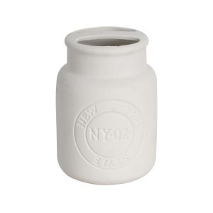 კბილის ჯაგრისის ჩასადები NEW YORK TOOTHBRUSH HOLDER WHITE