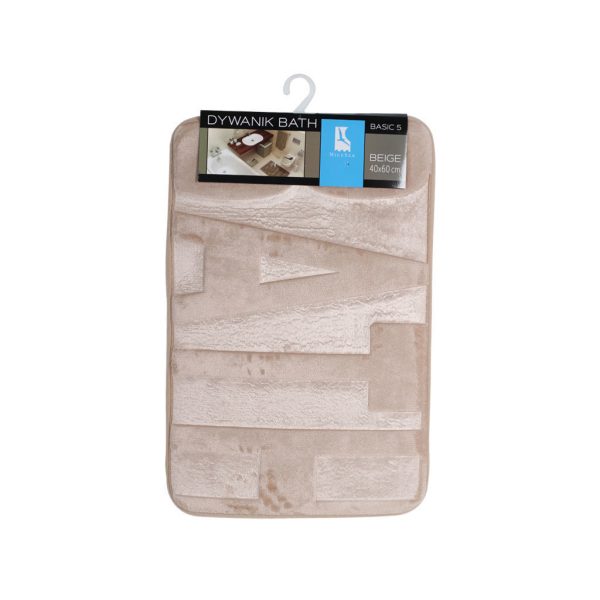 აბაზანის ხალიჩა BATH MAT BASIC 5 BEIGE new - Image 2