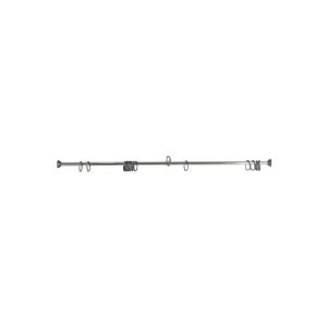 საფარდე კარნიზი P.NOVA, ALU.CURTAIN ROD, SPRING SYSTEM, 220 CM, SHINY