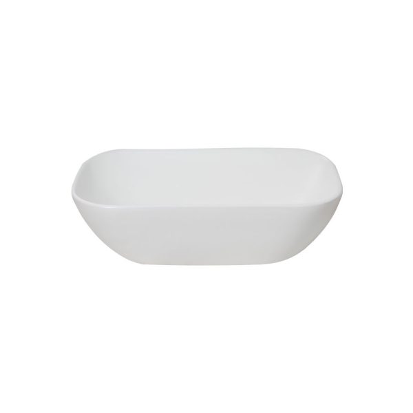 აბაზანის ნიჟარა კერამიკის 9447 matt white 510X360X130