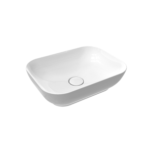 დასადგამი ნიჟარა WASHBASIN RECTANGLE WHITE 50 სმ (495X380 მმ) (MTLG05003FD0W5000-K) BIEN