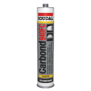 წებო ჰერმეტიკი შავი( სილიკონი ) 0.28ლ SOUDAL 940 FC