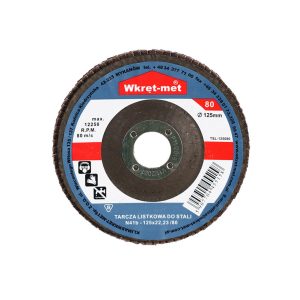 ზუმფარა სახეხი 125 მმ P80 TSL-125080