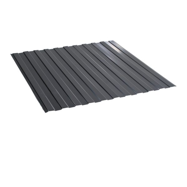 პროფილირებული ფერადი თუნუქი 0.45X1190 პრიალა RAL7016