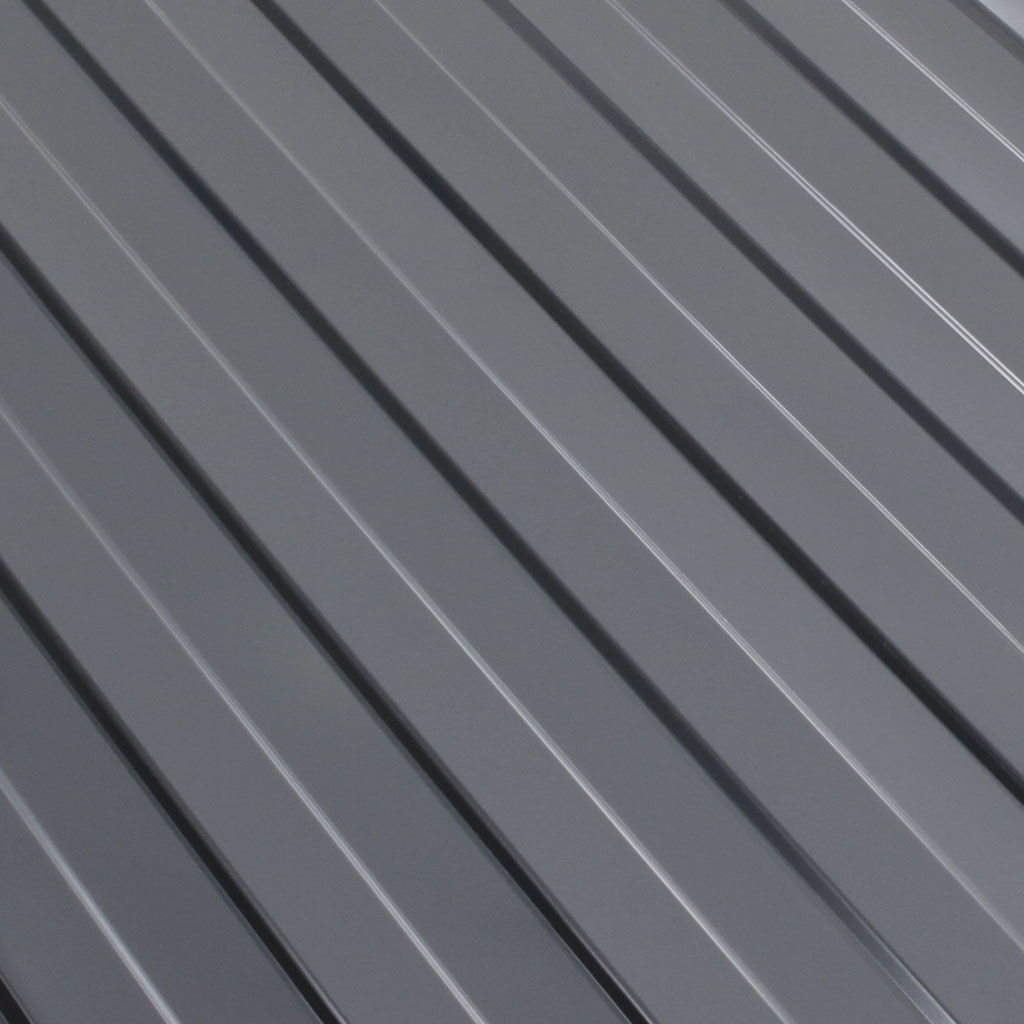 პროფილირებული ფერადი თუნუქი 0.4X1190 პრიალა RAL7024 - Image 2