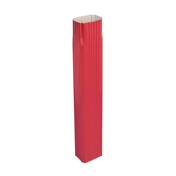 ოთხკუთხა წყალსაწრეტი მილი 0.50x350 RAL 3005 (2000 მმ.) - Image 2