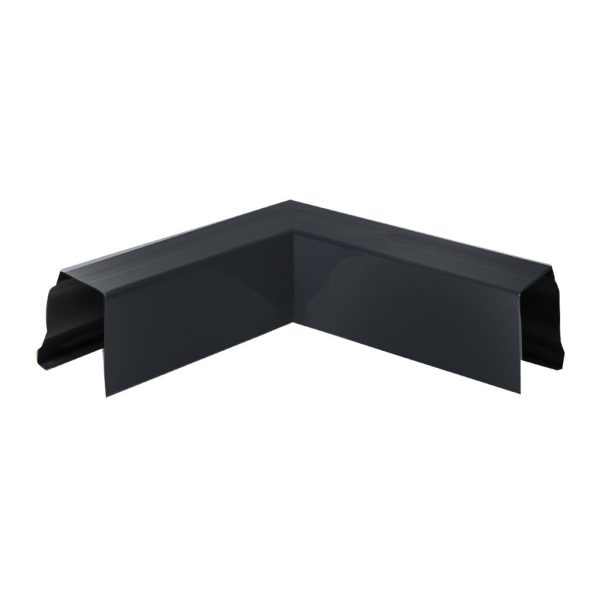ოთხკუთხა საწვიმარი ღარის გარე კუთხე RAL 7024 - Image 3