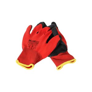 ლატექსით დაფარული წითელი ხელთათმანი S11 300/102