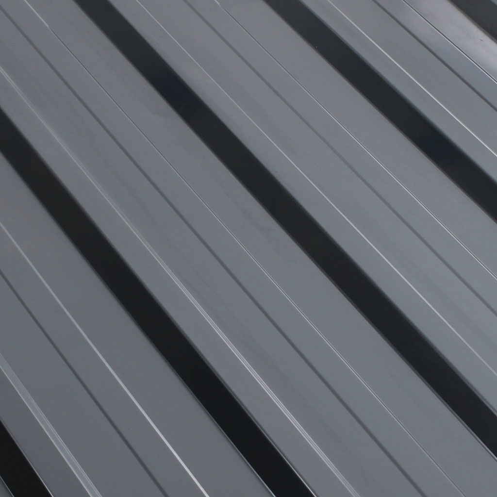 პროფილირებული ფერადი თუნუქის სახურავი 0.4X1150 პრიალა RAL7024 - Image 2