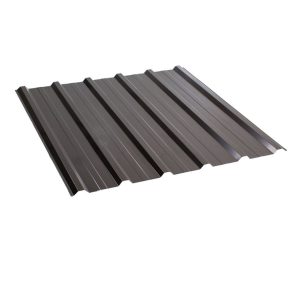 პროფილირებული ფერადი თუნუქის სახურავი 0.45X1140 პრიალა RAL 8019 (სამხრეთ კორეა)