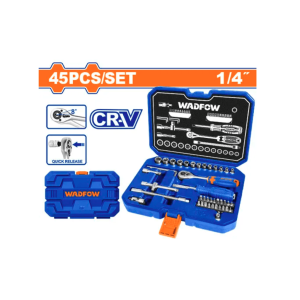 ქანჩის სახსნელი თავაკების ნაკრები 45 ც-იანი (WST4D45)