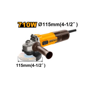 ელექტრო კუთხსახეხი 710W-115MM (AG7118) INGCO