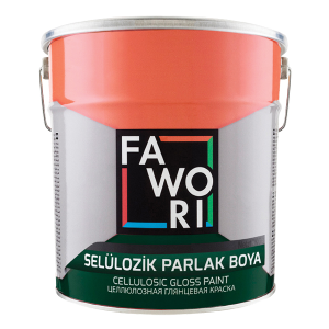 0.85 ლ ცელულოზური პრიალა თეთრი საღებავი FAWORI