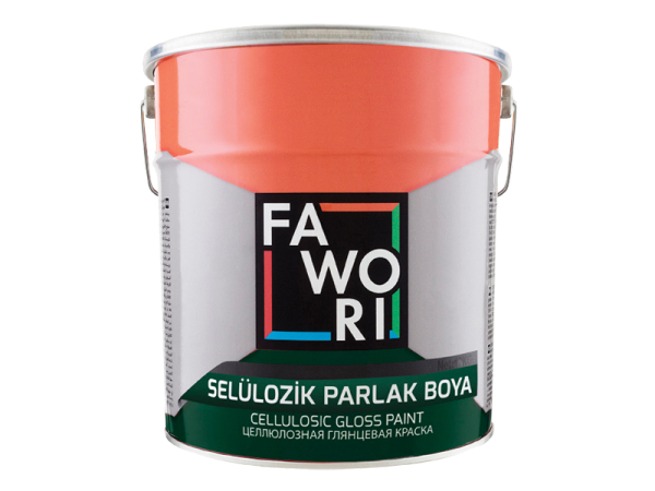 0.85 ლ ცელულოზური პრიალა თეთრი საღებავი FAWORI