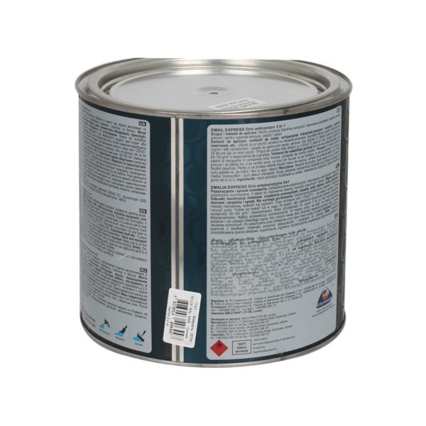 2.2კგ საღებავი სახურავისათვის ლურჯი ORIX RAL 5005 - Image 2