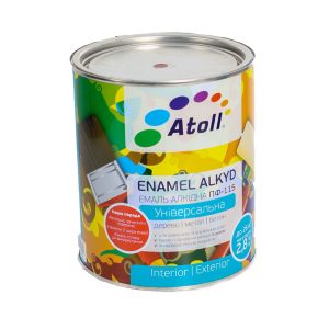 2.6კგ ემალის საღებავი ლურჯი ATOLL ПФ-115
