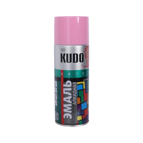 უნივერსალური სპრეი ემალი ვარდისფერი 0.52 ლ KUDO