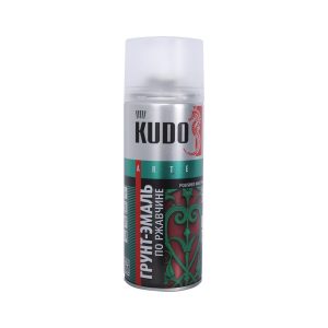 სპრეი გრუნტი ანტიკოროზიული შავი 0.52 ლ KUDO RAL 9005