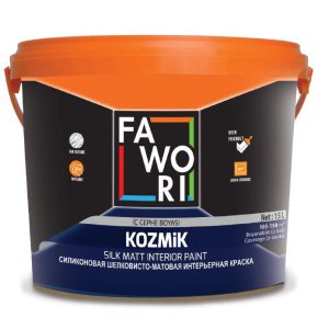 15 ლ ინტერიერის სილიკონიანი თეთრი საღებავი FAWORI KOZMIK