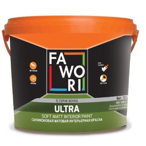 7.5 ლ სილიკონიანი თეთრი საღებავი FAWORI ULTRA