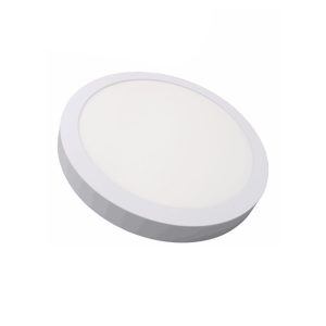 LED პანელური სანათი გარე მონტაჟი მრგვალი 24w 6500K LINUS