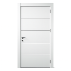 კარი F01 ზომა. 70*208 ფერი. WHITE Black lined მწარ. ANADOORIA