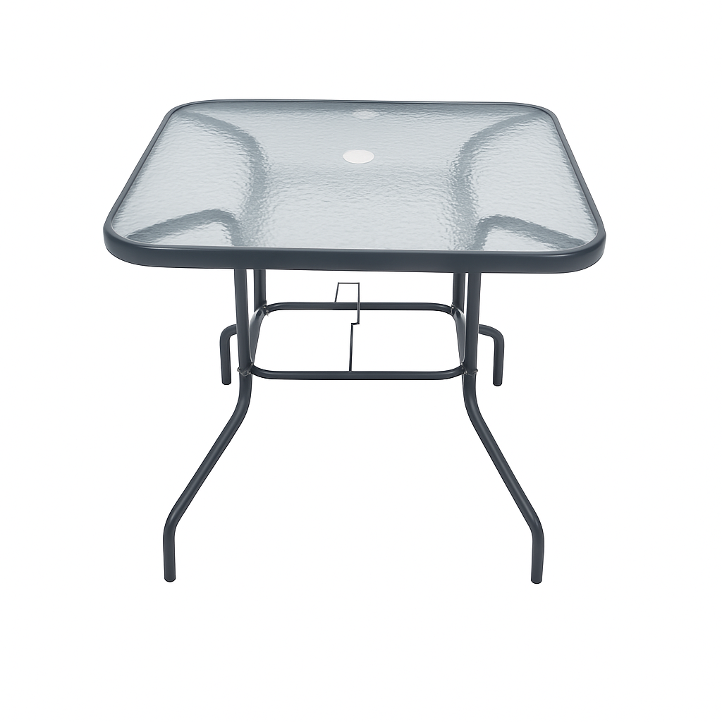 ოთხკუთხედი მაგიდა (80X80X72) 4 სკამით HY-413 - Image 3