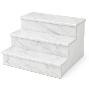 თეთრი მარმარილო ნაცრისფერი ვენებით