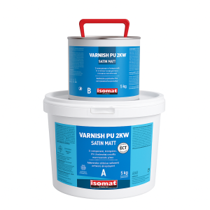 ორკომპონენტიანი პოლიურეთანის ქვის ლაქი 5 კგ (A+B კომპონენტი)