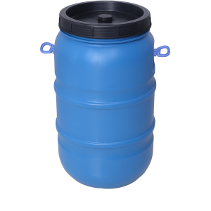 პლასტმასის ორმაგი ბიდონი თავსახურით 120 ლ