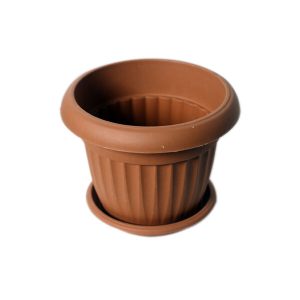 პლასტმასის საყვავილე ქოთანი 1.2 ლ GARDEN DESIGN ბს-100ტ