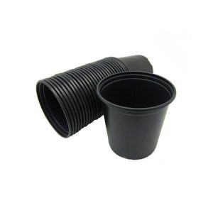 პლასტმასის ქოთანი 1.5 ლ შავი