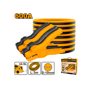 კაბელი აღჭურვილი შემაერთებელი სამარჯვებით 18x10 სმ INGCO HBTCP6008