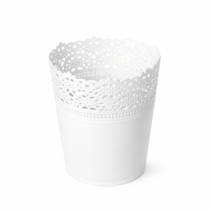 პლასტმასის საყვავილე ქოთანი ორნამენტებით 1.2 ლ GARDEN DESIGN დს-110