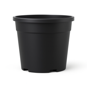 პლასტმასის ქოთანი 5 ლ შავი