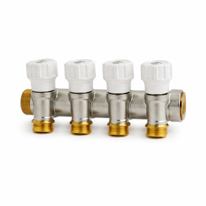 ITAP კოლექტორი 1″ 2 ჩამკეტი ვენტილებით 1/2″