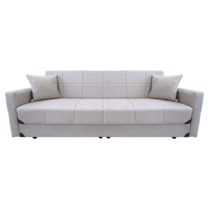 დივანი 3ნი SELEN #SOLO 103 ფერი. CREAM ზომა :220/190*50*55