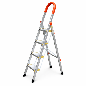 კიბე ალუმინის WG604-4A 3+1საფეხური DELTA