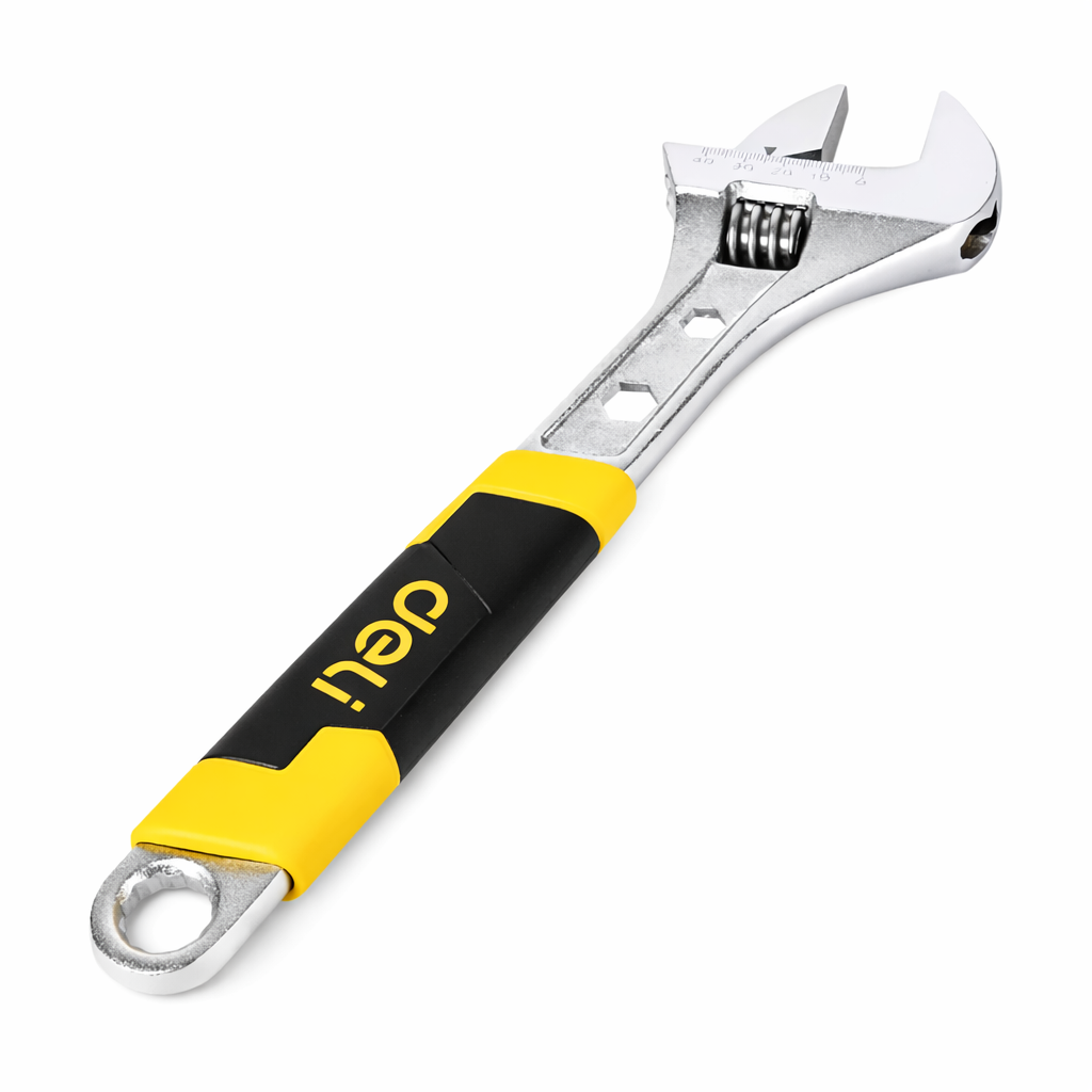 ქანჩი რეგულირებადი 12” 150მმ DL30112 მწარ. deli