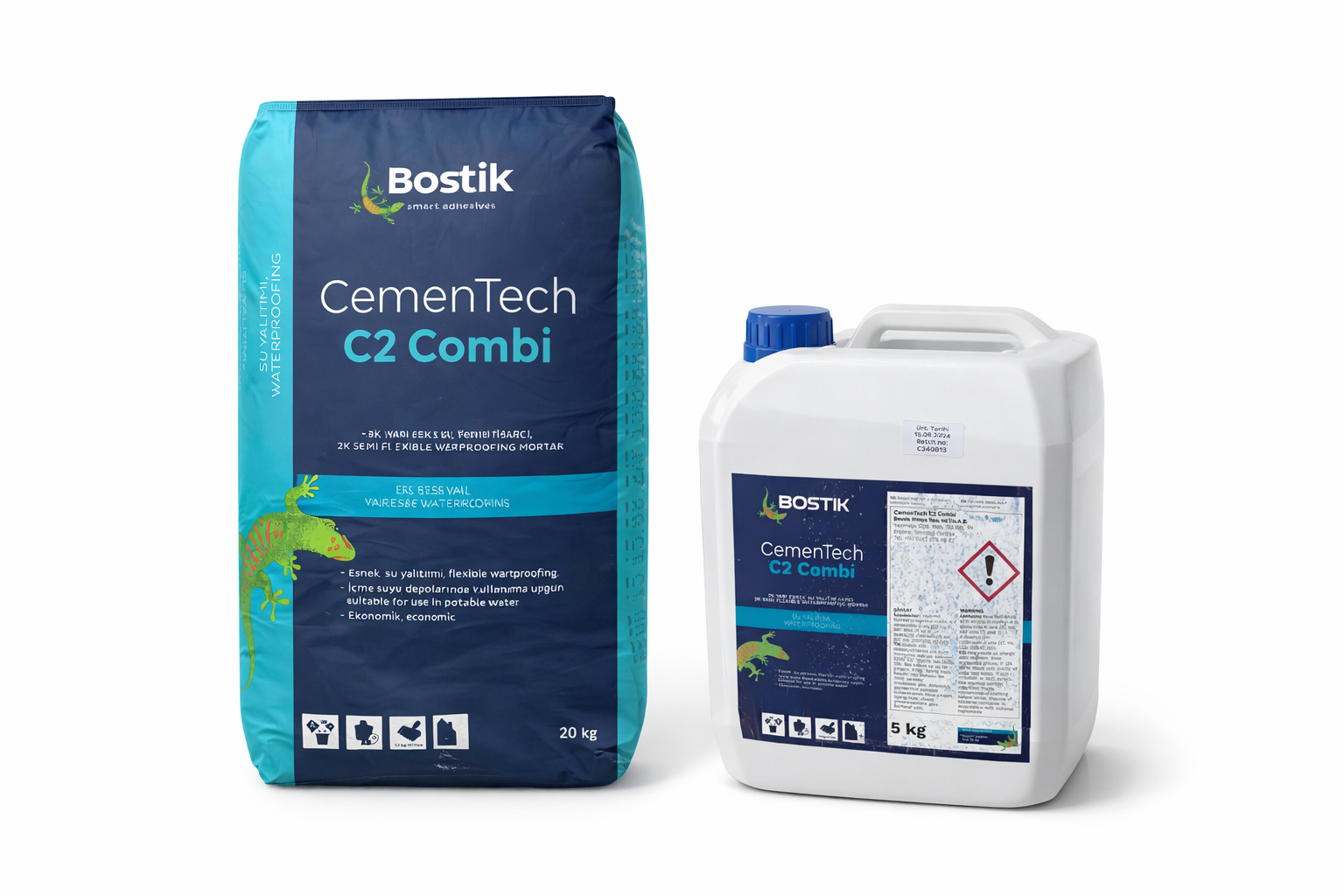 2 კომპონენტიანი ჰიდროიზოლაცია Bostik CemenTech C2 Combi