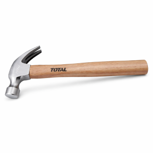 ჩაქუჩი ლურსმნის ამოსაღებით ხის ტარით 450 გრ. #THTW7316 TOTAL