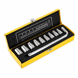 ხელსაწყოების თავაკების ნაკრები 10ც DL2010T მწარ. deli