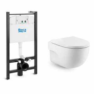 დასაკიდი უნიტაზი ინსტალ, ავზით, თავსახ. MERIDIAN #7893104990 მწარ. ROCA