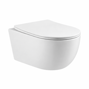 დასაკიდი უნიტაზი JT-M211 თეთრი, სახურავით (Tornado Quiet) JTO