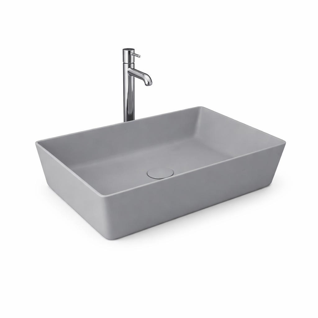 ხელსაბანი დასადგამი RAK-FEELING 50 სმ MATT GREY FEECT5000503A RAK CERAMICS