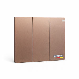 Gewstar Ecosma სამიანი ჩამრთველი (3-ღილაკიანი) – ბრინჯაოს ფერი