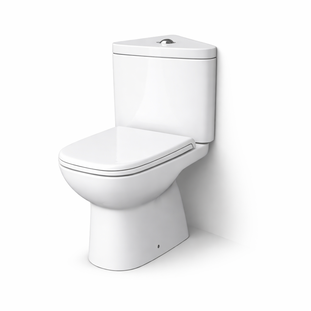 უნიტაზი ავზით კუთხის ORIGIN თეთრი, მექან, სახურ. #YFG105C RAK CERAMICS