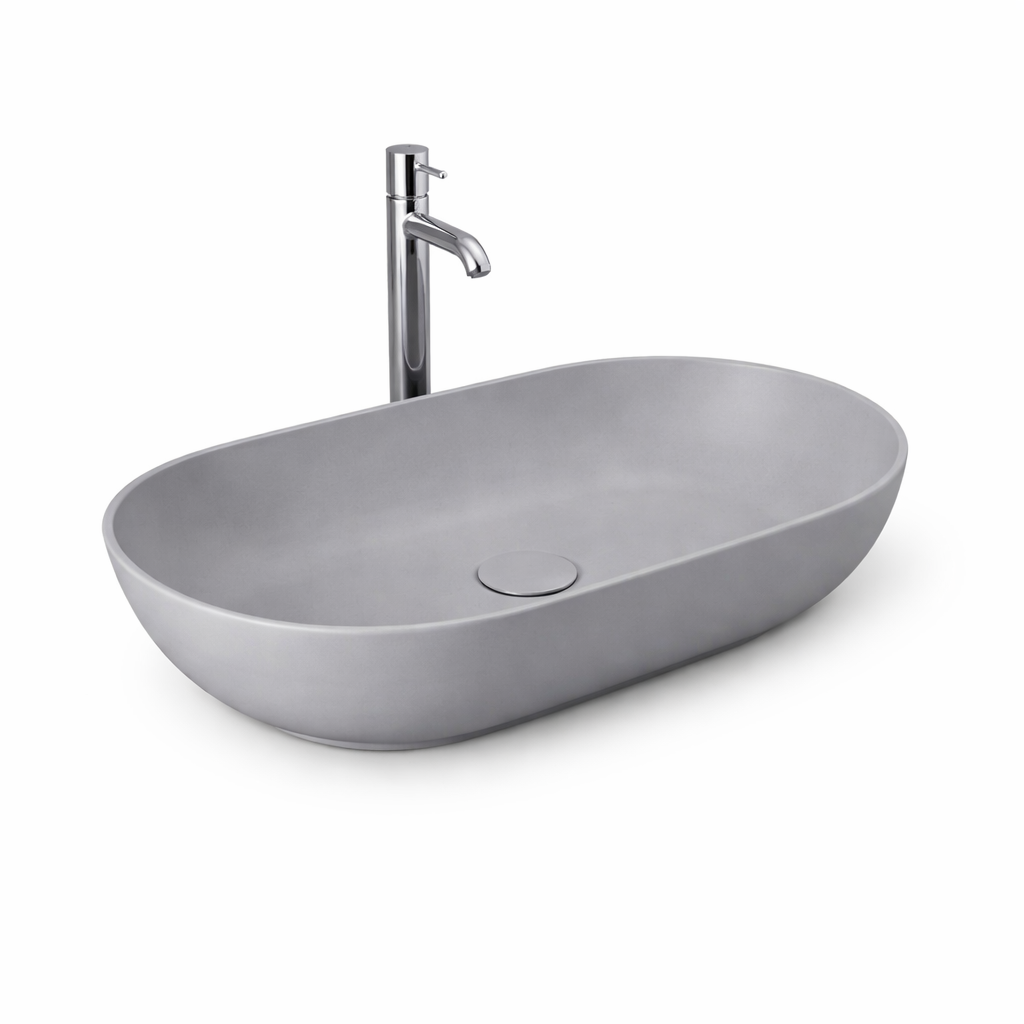 ხელსაბანი დასადგამი RAK-FEELING 55 სმ MATT GREY FEECT5500503A RAK CERAMICS